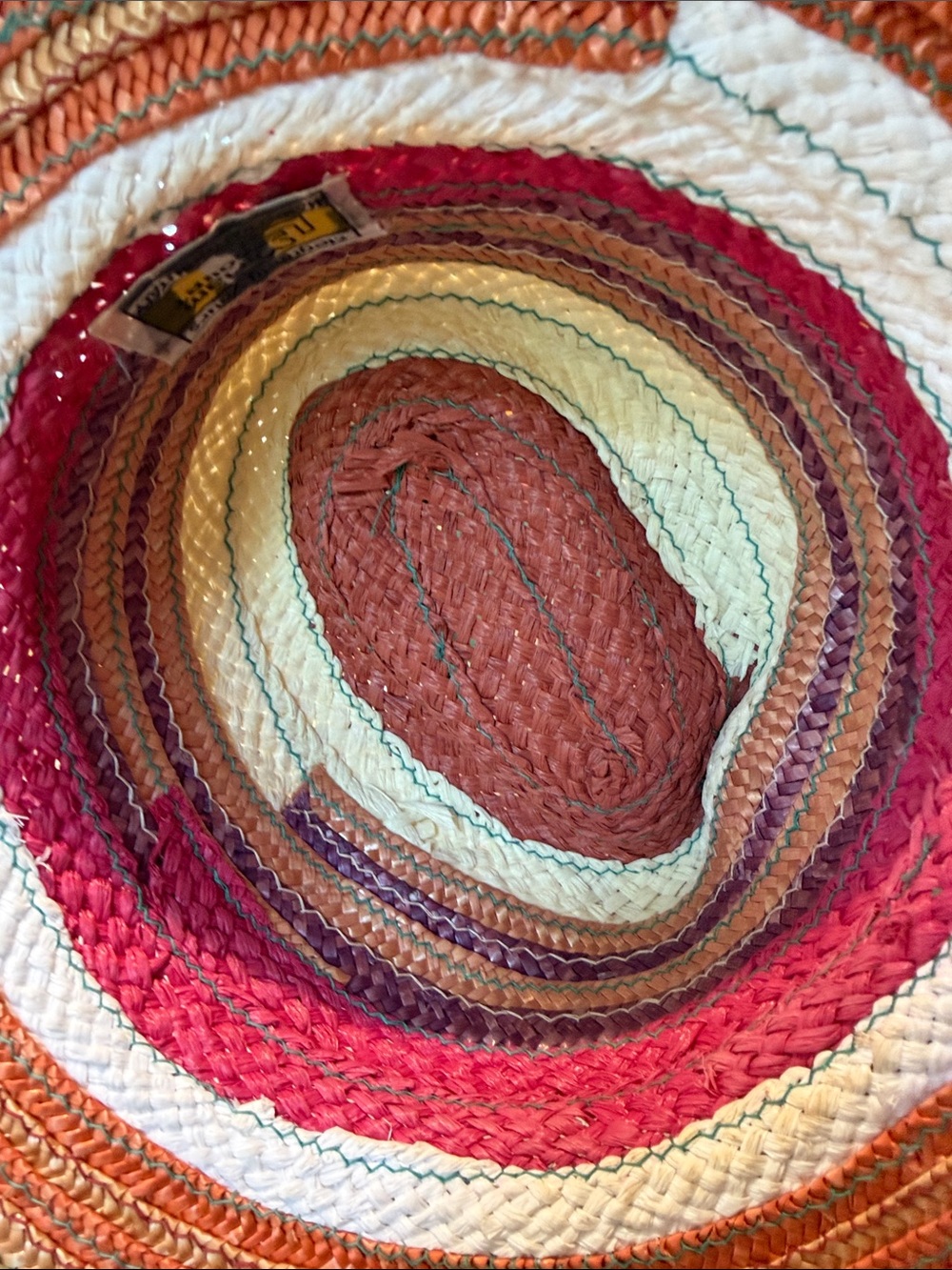 Vintage Miriam Lefcourt "Elegantly Yours" hand-crafted Italian straw hat - Picture 3 of 8